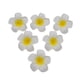 thumbnail image 5 of Minnieouse 50 unids/set tamaño conveniente pinzas para el cabello de flores accesorios para el cabello horquillas de flores artificiales blanco Type2 NO2, 5 of 6