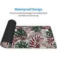 thumbnail image 6 of Extended Large Gaming Mouse Pad, Tropical Leaves XL Full Desk Mousepad Table Mat Cute for Women Gifts, Big Abstract Desk Mats on Top of Desks for Keyboard with Stitched Edges (Colorful, 31.5*11.8 in), 6 of 6