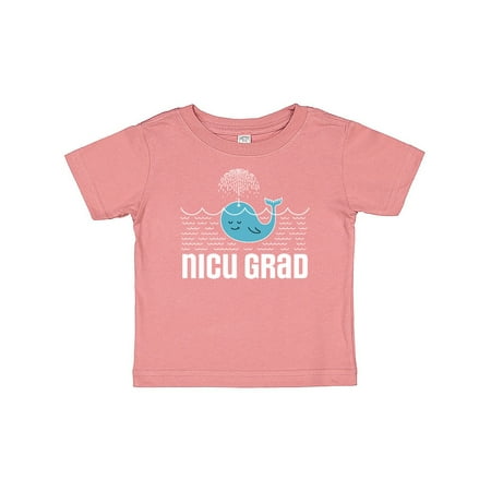 

Inktastic NICU Grad Outfit Baby Whale Gift Baby Boy or Baby Girl T-Shirt