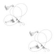 thumbnail image 3 of Masteelf 4 pcs  Heavy Duty Picture Hanging Wire Kit Supports Picture Frame Hanging Kit Stainless Steel Wire Rope For Hanging Artwork Mirrors Paintings, 3 of 8