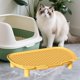 thumbnail image 4 of Esterilla para arena de gatos de doble capa con pedal para interiores, fácil de limpiar. amarillo, 4 of 7