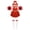 B Red, variant on TiaoBug Kids Girls Cheer Leader Costume Sleeveless Halter Dress with Pom Pom Socks Cheerleading Uniform Set B Red 16