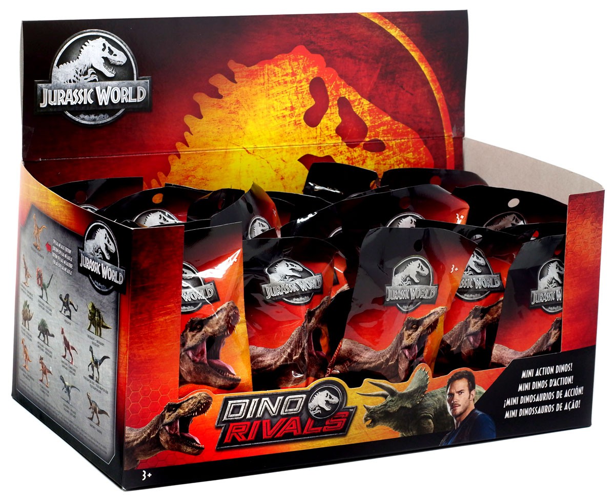 Jurassic World Mini Dinosaur Figure Dino Rivals Mystery Box Packs