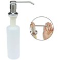 thumbnail image 1 of Dispensador de jabón para fregadero o dispensador de loción para fregadero de cocina, níquel cepillado, barra dispensadora de jabón para fregadero, 1 of 5
