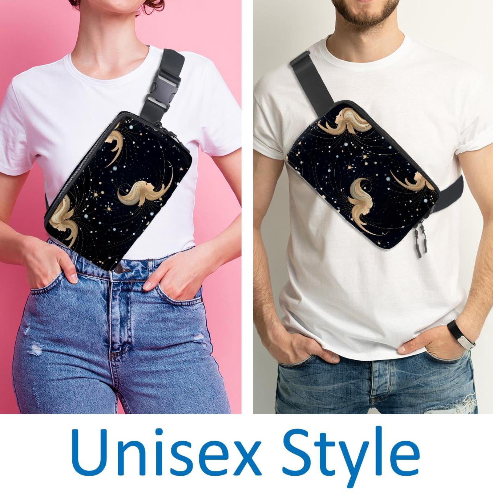 Virgo Lightweight Adjustable Running Belt Bag Fanny Pack Waist Pack with Extension Strap Unisex
