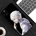 thumbnail image 1 of Funda de teléfono de TPU suave de anime japonés Tokyo Ghoul Japan Suave para iPhone XR X XS 11 12 13 Mini Pro Max 7 8 6 6S SE Volver Fundas Coque Tan Jianjun unisex, 1 of 2