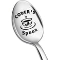 thumbnail image 1 of Coder Programmer Gift for Women Men Coders Coffee Spoon Computer Science Gifts for Coders Engraved Spoon Computer Programmers Birthday Christmas Gifts for Women Men, 1 of 7