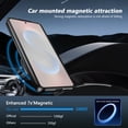 thumbnail image 4 of Rugged Case for Samsung Galaxy S26 with Ring Stand, Car Mount Magnetic Attraction Heavy Duty Shockproof Cover for Women Men, Gold, 4 of 9