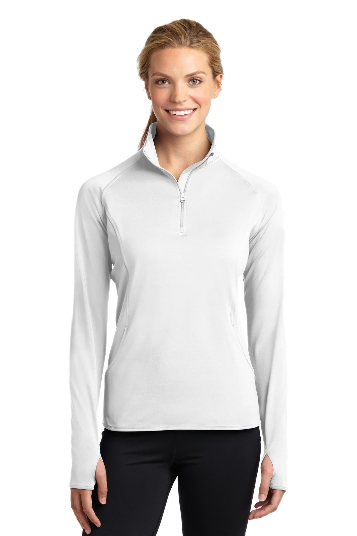 Sport-Tek Ladies Sport Wick Stretch 1/2 