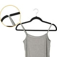 thumbnail image 5 of Clearance Kaireo Home Textile Storage, Flocking Hanger Gray, Hanger Bag with 10 Velvet Hangers That Can Rotate 360 ° and Are Elastic Hangers Space and Are Non Slip Hangers with Velvet Sleeves, 5 of 8