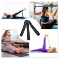 thumbnail image 4 of Unique Bargains 1 Pc Women Yoga Stretch Band for Gym Stretching Exercise Black Polyster Cotton Latex, 4 of 4