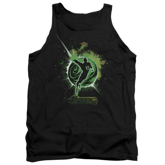 Green Lantern Shadow Lantern Adult Tank Top Black