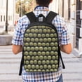 thumbnail image 6 of Goofa Cactus Farmland Pattern 17in Student Backpack - School, Travel, Work Bookbag -Laptop Backpack,Water Resistant College School Computer Bag, 6 of 6