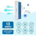 thumbnail image 4 of Medify Air 12x12x1 Air Filter MERV 13 Pleated with HEPA, HVAC Furnace Filter, 2-Pack, 4 of 6