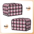 thumbnail image 3 of Yiaed Heart Plaid Print Two Slice Bread Machine Cover, Universal Size Kitchen Appliance Cover for Bread Machine,Bread Machine Cover, 3 of 7