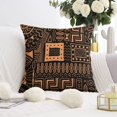thumbnail image 2 of Throw Pillow Covers Set of 2 Decorative Throw Pillow Covers 20x20 Inch, Boho Farmhouse Geometric Pattern, Square Pillow Covers for Couch, Sofa, Bed, Fall Home Decor Cushion Covers, 2 of 7