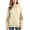 A Beige, variant on Womens Zip Up Hoodies Drawstring Long Sleeve Sweatshirt Jacket with Built in Eye Mask Soft Cozy Fall Travel Lounge Hooded Jackets,Sizes S-2XL