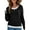 Black, variant on OHHSHEEN Womens Long Sleeve Shirts, Casual Crewneck Tunic Tops for Womens Fall, Basic Tees for Women Loose Fit