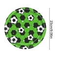 thumbnail image 7 of Soccer Themed Party Tableware Set, Disposable Football Paper Plates Cups and Napkins for Kids Birthdays, 7 of 7