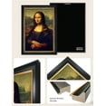 thumbnail image 5 of DECORARTS - Mona Lisa by Leonardo da Vinci. Canvas Wall Art with Black Wood Frame for Home Decor. Total Size: 15.25" x 21.25", 5 of 7