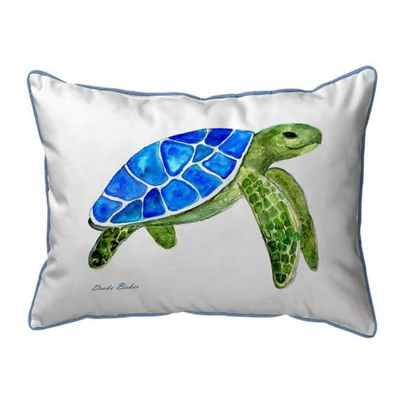 Betsy Drake ZP1387 20 x 24 in. Drakes Sea Turtle Zippered Pillow - Extra Large