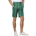 thumbnail image 4 of INSPIRE CHIC Striped Shorts for Men's Regular Fit Summer Chino Shorts Pants 30 Green, 4 of 6