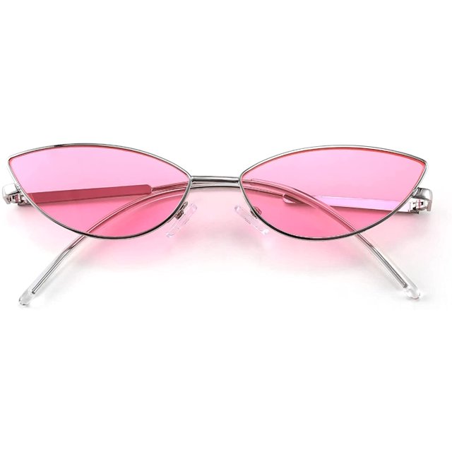 FEISEDY Fashion Designer Sunglasses Retro Small Petals Shape Arc Temple Design B2298
