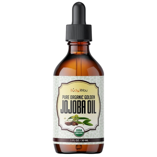 Aceite de jojoba BodyJ4you orgánico, 30 ml, 100% puro y natural USDA