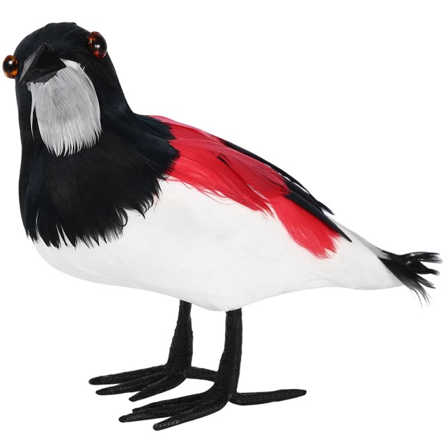 Eatbuy Simulation Decor - Unique Simulation Foam Bird Decor Standing Artificial Feather Bird Ornament Home Decoration