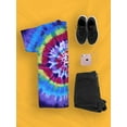 thumbnail image 3 of Scary Techno Style Tie Dye Spiral Women -Image by Shutterstock, Female x-Large, 3 of 4