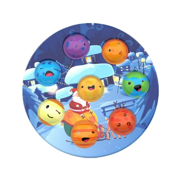 Silicona Para Niños, Burbujas De Empuje, Alivio Del Estrés, Juguetes Portátiles Sensoriales, Regalo Para Chico, Adulto, Halloween, Navidad Speravity HA046767-03