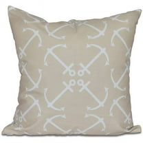 Simply Daisy 16" x 16" Anchor's Up Geometric Print Pillow