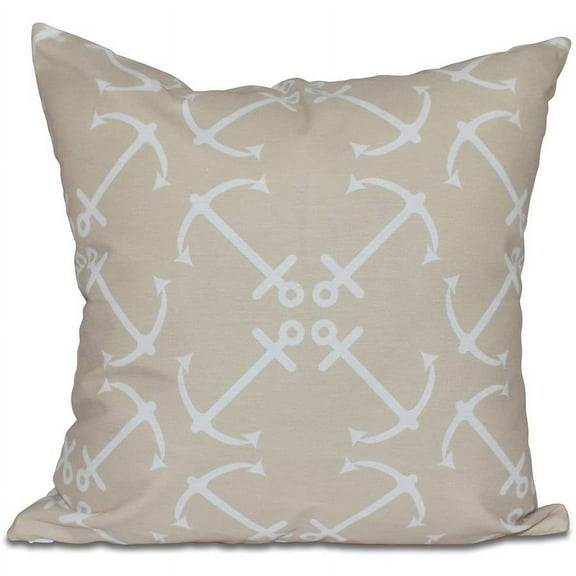 Simply Daisy 16" x 16" Anchor's Up Geometric Print Pillow