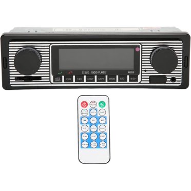 PYLE PLR14MPF - In-Dash AM/FM-MPX MP3 Shaft Style Dual Knob Radio w/USB ...