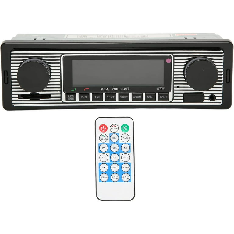 Car Radio Autoradio 1din 12V FM MP3 Electronics Bluetooth Radio Para Carro  USB SD AUX Audio Hands-free Calls In-Dash Accessories