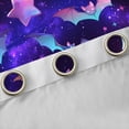 thumbnail image 4 of Homewish Boys Girls Kawaii Bats Cats Whale Black Out Curtains,Galaxy Starry Sky Curtains Pack of 2 (42x63 Each),Abstract Gradient Stars Print Bedroom Curtains,Lightweight Room Decor, 4 of 6