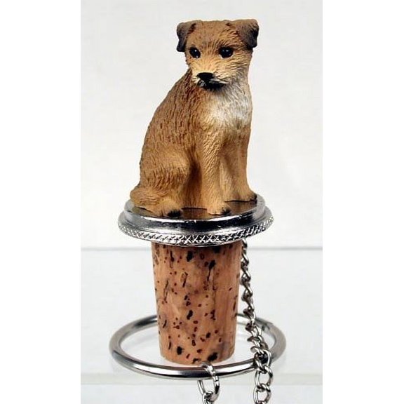 Border Terrier Wine Bottle Stopper DTB94 by Conversation Concepts