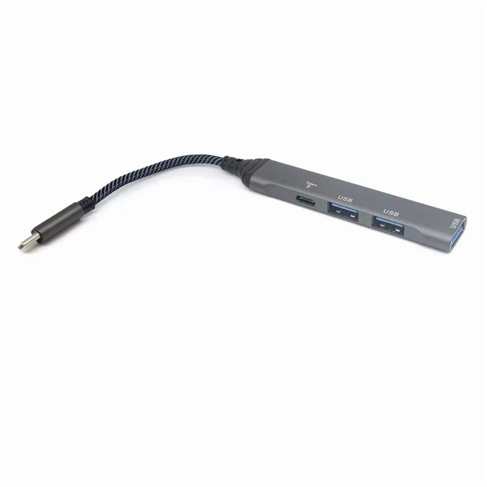 USB-C Adapter 4-in-1 Hub PD for iPhone 15/16/Plus/Pro/Pro Max/16e - TYPE-C Charger Port USB Splitter