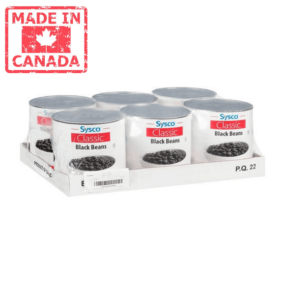 Sysco Classic Bean Black 2.84L/96 oz (6/Case)- Canadian Made