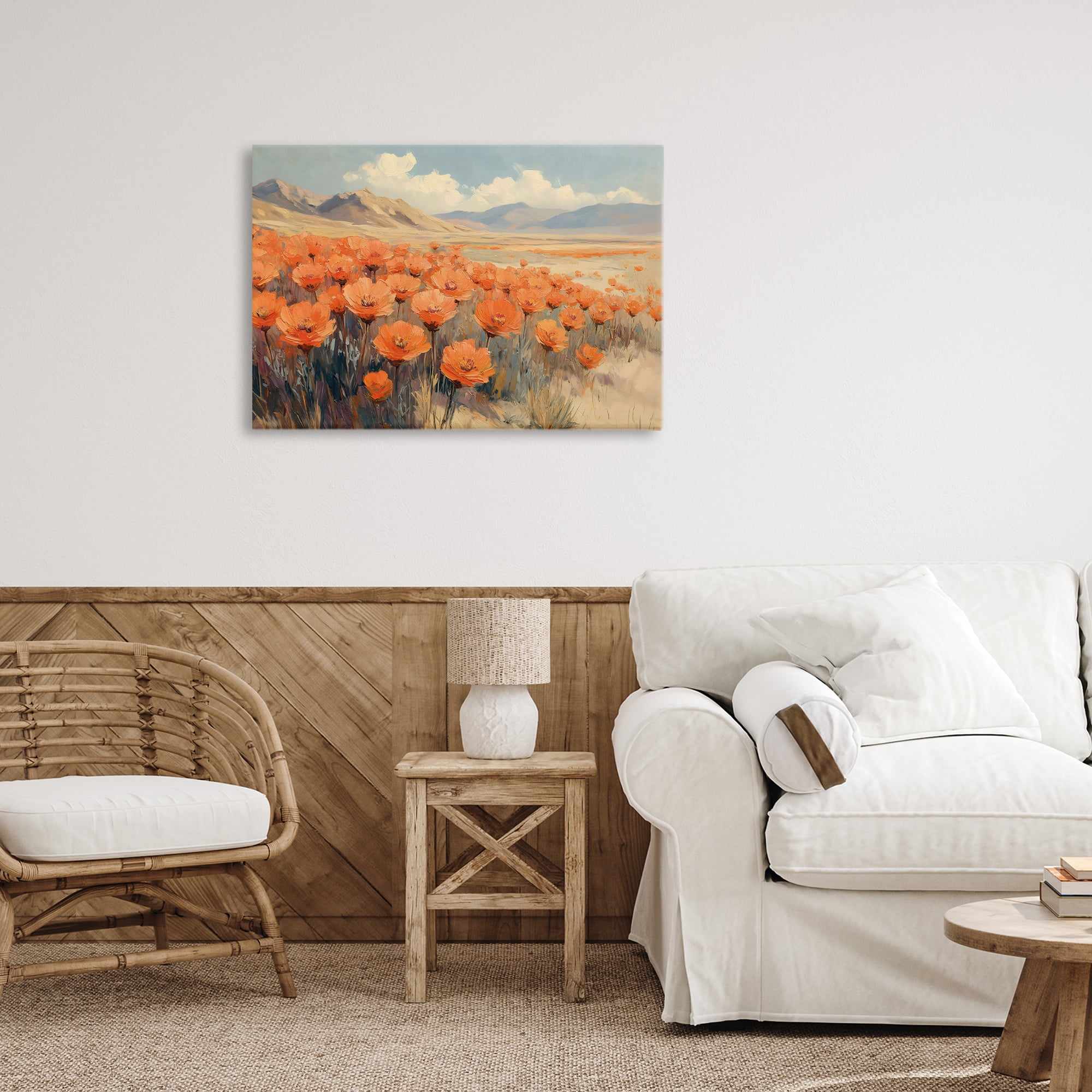 Stupell Industries Desert Poppies in Valley Canvas Wall Art, design by Gina Kelly