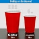 thumbnail image 2 of Vasos de fiesta GoPong GoBig de 1,06 litros, color rojo gigante, paquete de 50 con pelotas de pong, 2 of 5