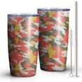 thumbnail image 2 of Camouflage 20oz Coffee Tavel Tumblers, Stainless Steel Mobile Tumbler, Vacuum Insulated Coffee Mug with Lid, Spill-Proof Travel Cup for Hot & Cold Drinks, 2 of 6