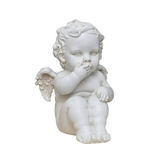 Sunxin Angel Art Living Room Ornaments: Don'T Look, Don'T Listen, Don'T Speakangel Statue Cherub Figurine Indoor Outdoor Home Garden Angel Sculpture Statuette Shelf Angel Angel Table Car Decor