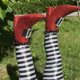 thumbnail image 2 of Juego de decoración de patas de bruja malvada para Halloween, pies de mago malvado al revés con Estaca de bota, utilería para decoración de jardín y césped, 2 unidades, 2 of 4