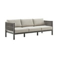 thumbnail image 5 of Mareike Aluminum and Rope Outdoor Sofa in Brown, 5 of 16
