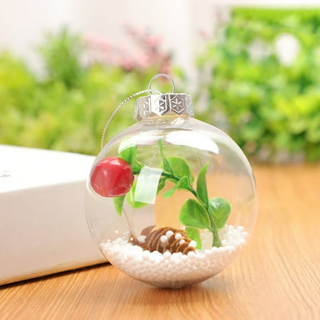 

Pgeraug Pendant Christmas Decoration Transparent Christmas Ball Pet Seamless Hollow Ball Creative Ball Hanging Ball Ornaments Hangs K