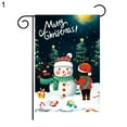 thumbnail image 2 of Ludlz Garden Flag Colorfast Tear Resistant Poly Pongee Christmas Decorative Vertical Yard Flag for Home, 2 of 8
