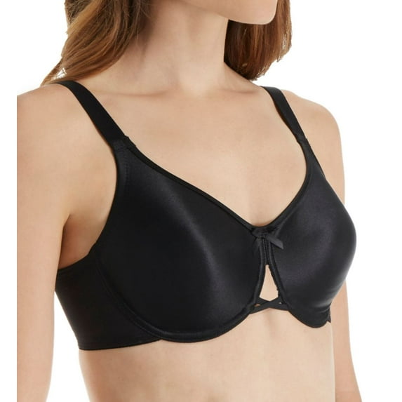 Women's Va Bien 601 Vintage Fit Unlined Minimizer Underwire Bra (Black 40B)