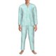thumbnail image 3 of Fotbe Blue Bright Pijama de Hombre con Estampado de Manga Larga, Conjunto de 2 Piezas, Ropa de Dormir Suave y Cómoda con Bolsillos-XX-Large, 3 of 7