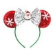 thumbnail image 1 of Diadema con orejas de Mickey Mouse 2022, diadema con lazo de lentejuelas para Festival de copos de nieve de Navidad, accesorios para el cabello de fiesta para mujeres y niñas, regalo Gao Jinjia LED, 1 of 2